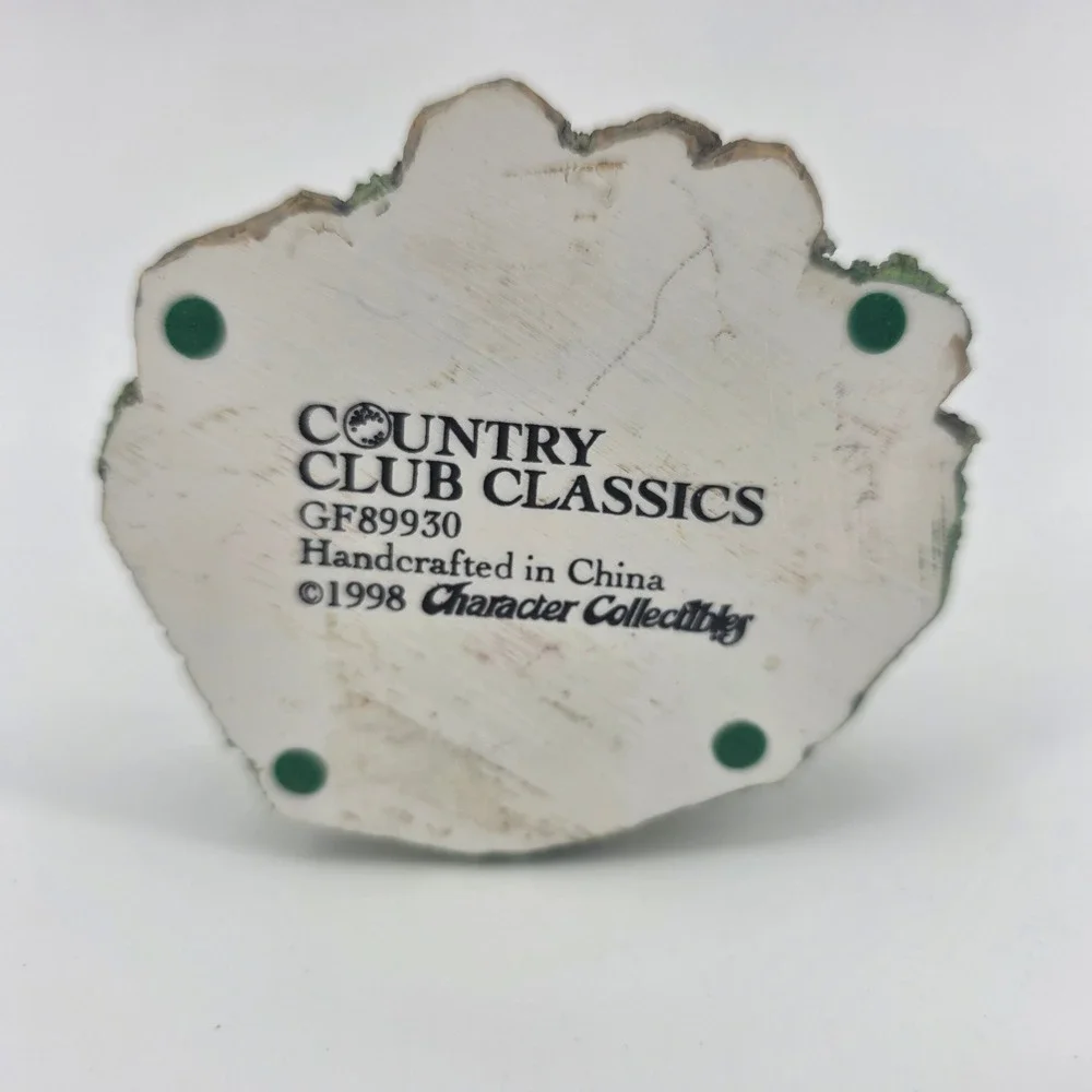 Country Club Classics Golf Ball Trinket Ring Box 1998 Character Collectibles
